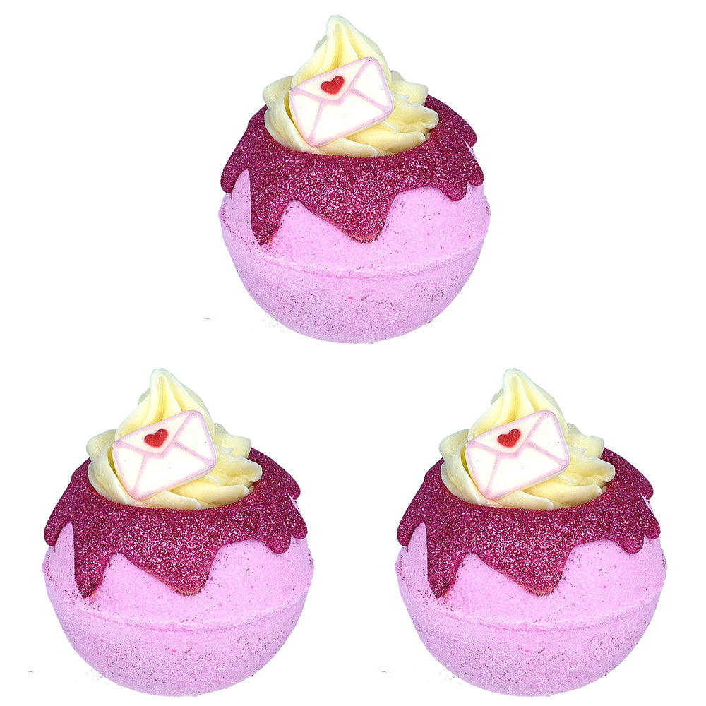 3PK Bomb Cosmetics Bath Blaster Bathbomb Soap - Scent With Love