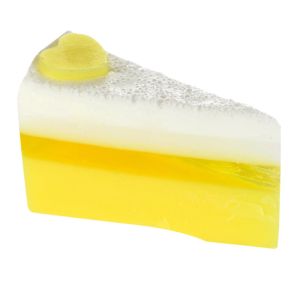 2PK Bomb Cosmetics Lemon Meringue Delight Soap Cake Slice