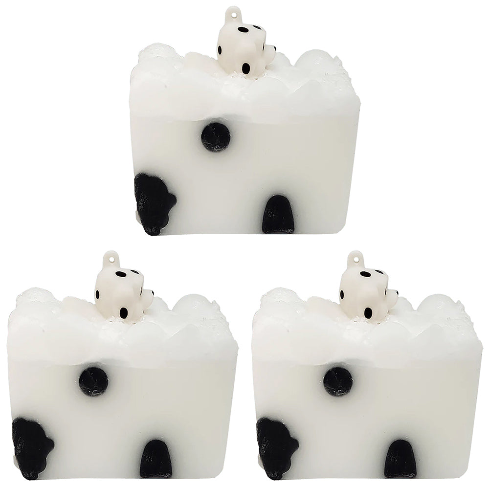 3PK Bomb Cosmetics Coconut Scent Body Soap Slice w/ Toy - Puppy Love