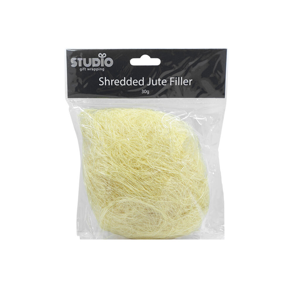 12PK Studio Gift Wrapping 30g Filler/Shred Jute Natural