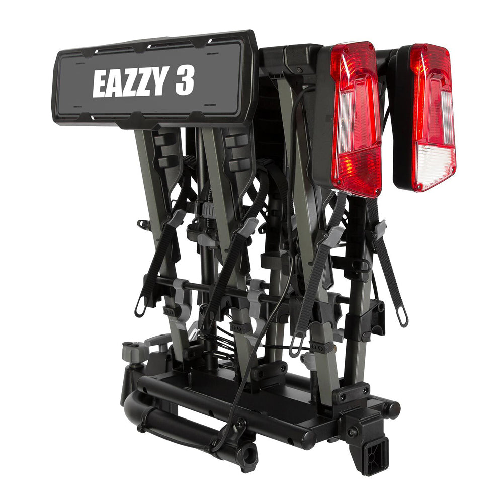 Buzzrack Eazzy 3 Tow Ball Mount 3-Bike Platform Rack - Black