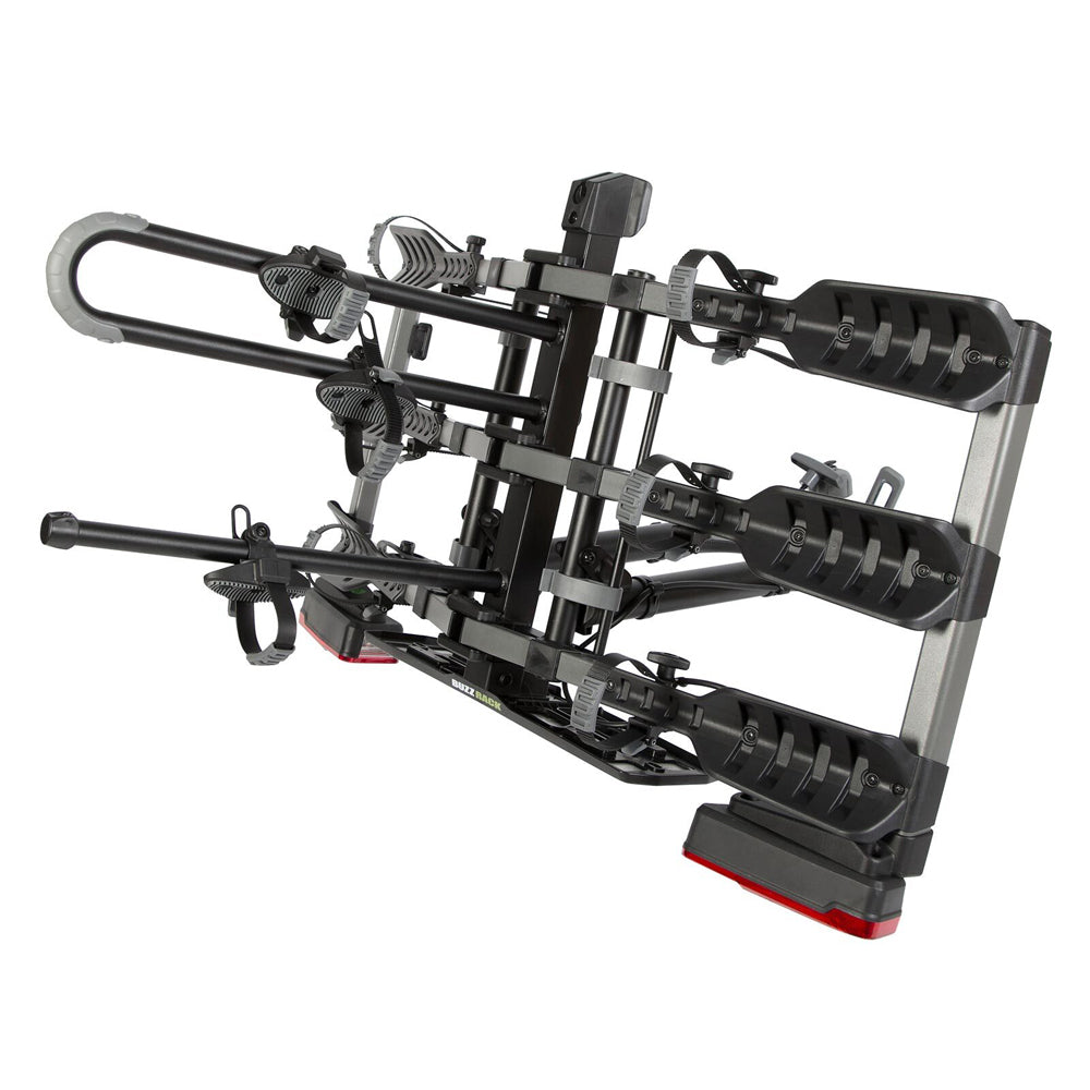 Buzzrack Eazzy 3 Tow Ball Mount 3-Bike Platform Rack - Black