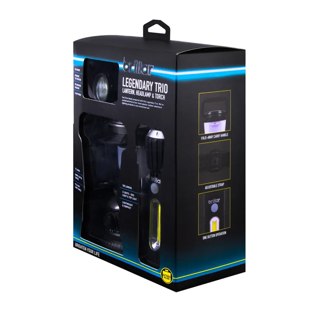 Brillar Legendary Trio Torch  Headlamp Lantern