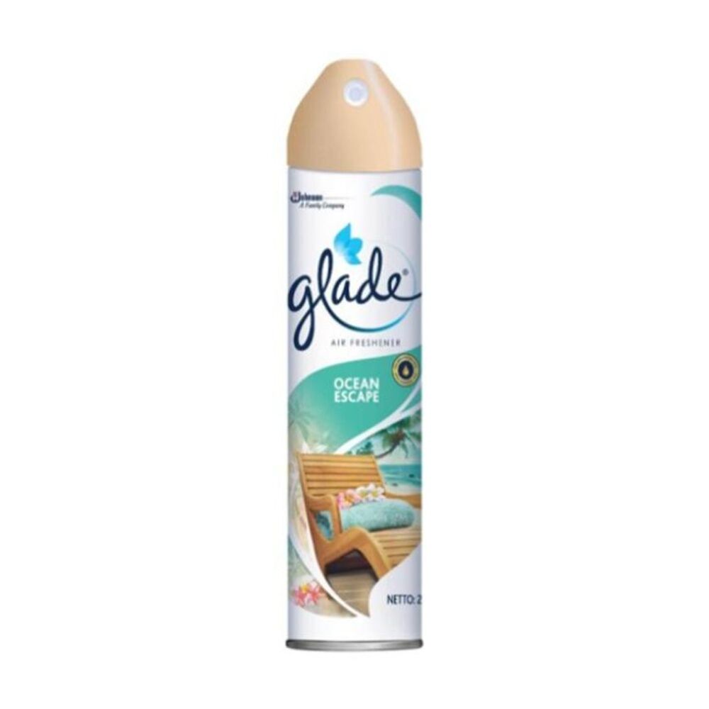 12PK Glade Fresh Air Freshener Scented Spray Miist Ocean Escape 225ml