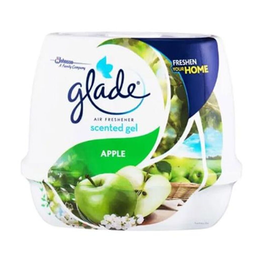 12PK Glade Cone Scented Gel Air Freshener Home Fragrance Apple 180g