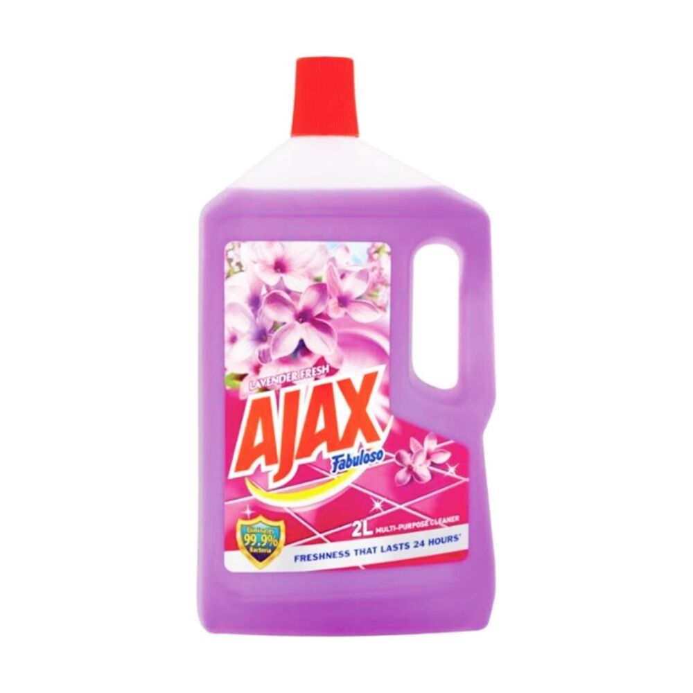3PK Ajax Fresh Scent Anti Bactieral Multi-Purpose Floor Cleaner Lavender 2L