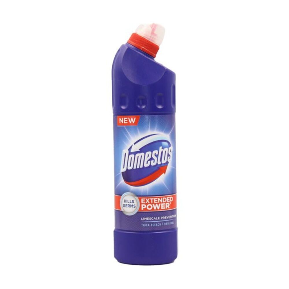 10PK Domestos Regular Household Thick Germ Killer Bleach 750ml Blue