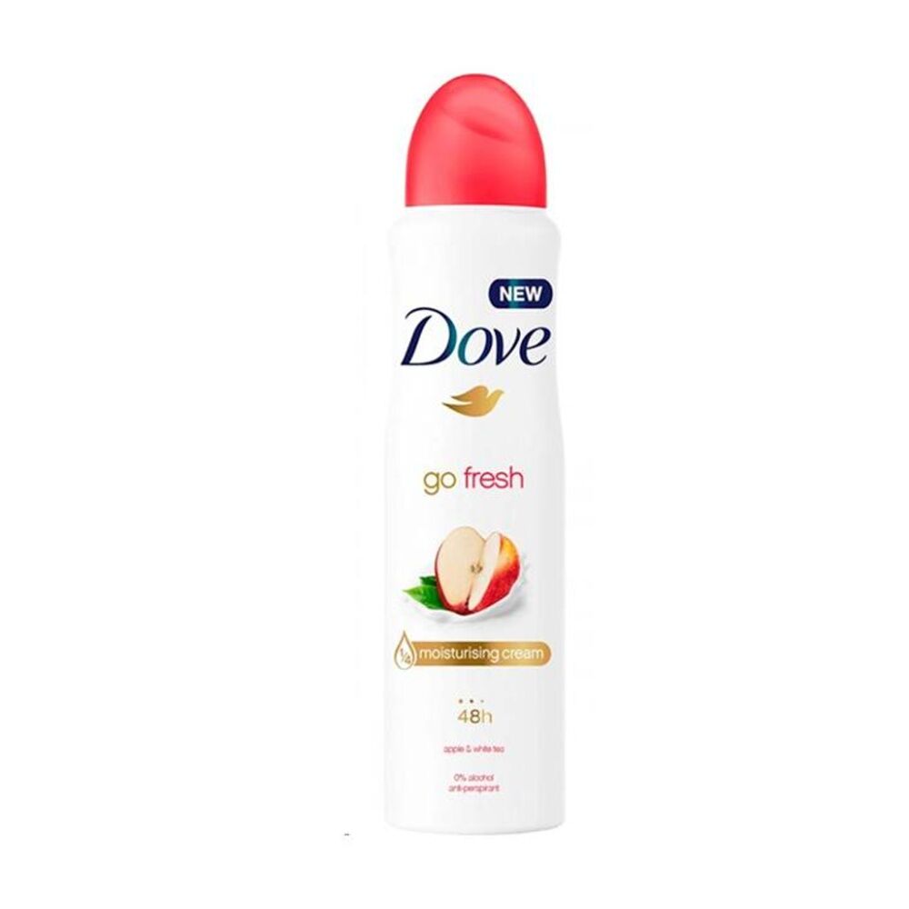 12PK Dove Antiperspirant Deodorant Body Spray Apple Tea 250ml