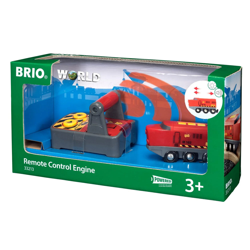 2pc Brio World RC Remote Control Train Engine 3+
