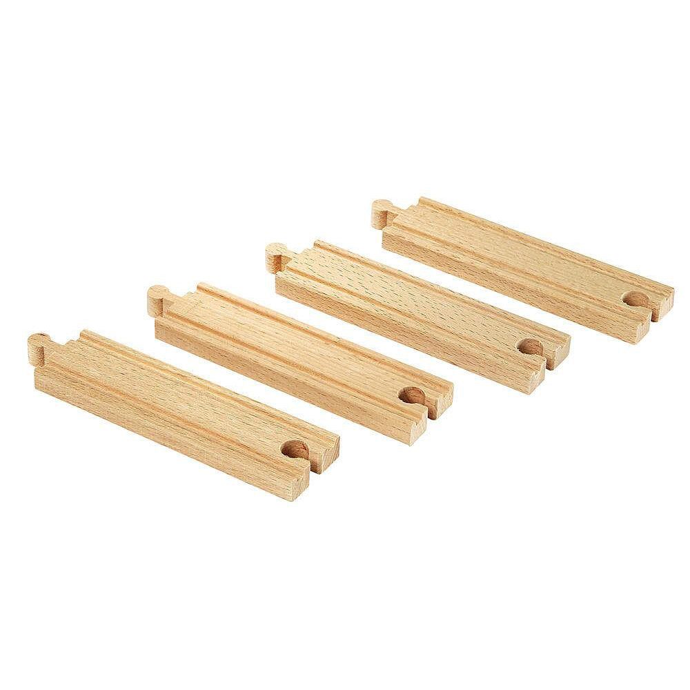 4pc Brio Medium Straight Tracks Kids/Childrens Play Toy 3y+