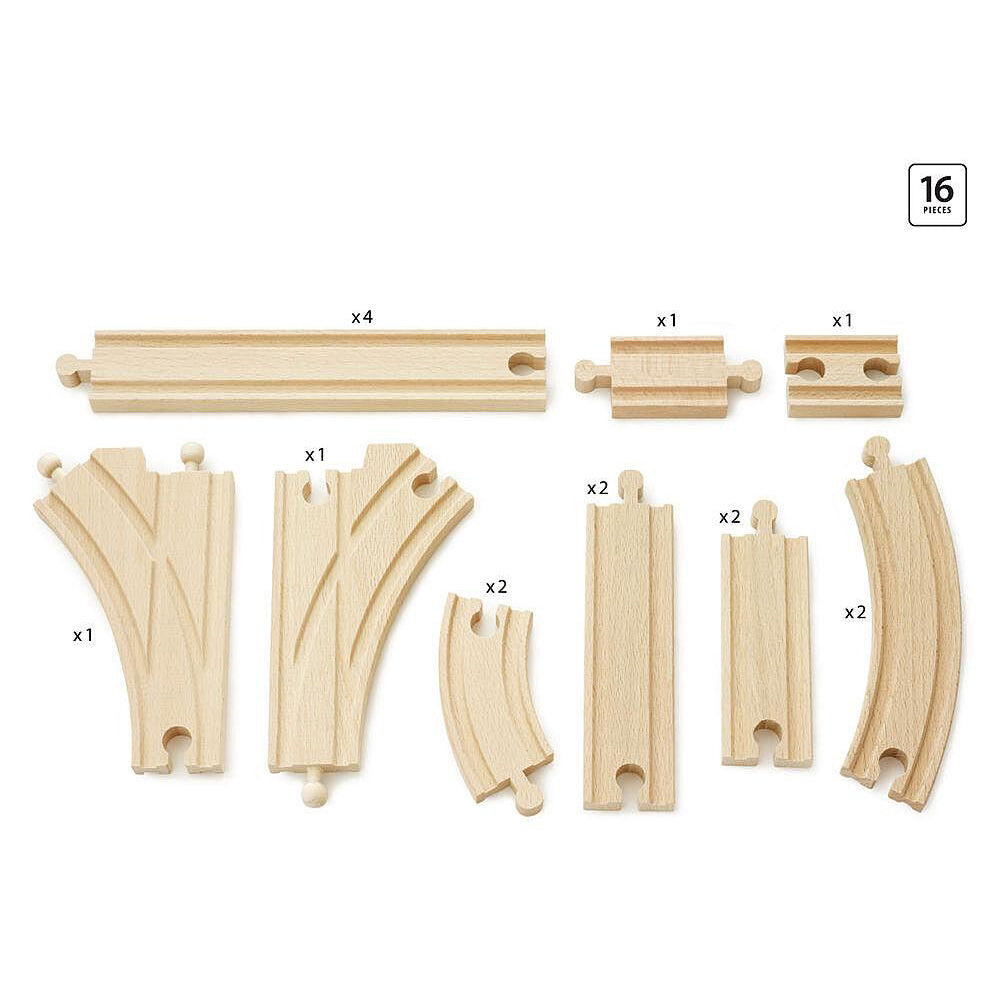 16pc Brio Intermediate Expansion Pack Kids/Childrens Play Toy 3y+