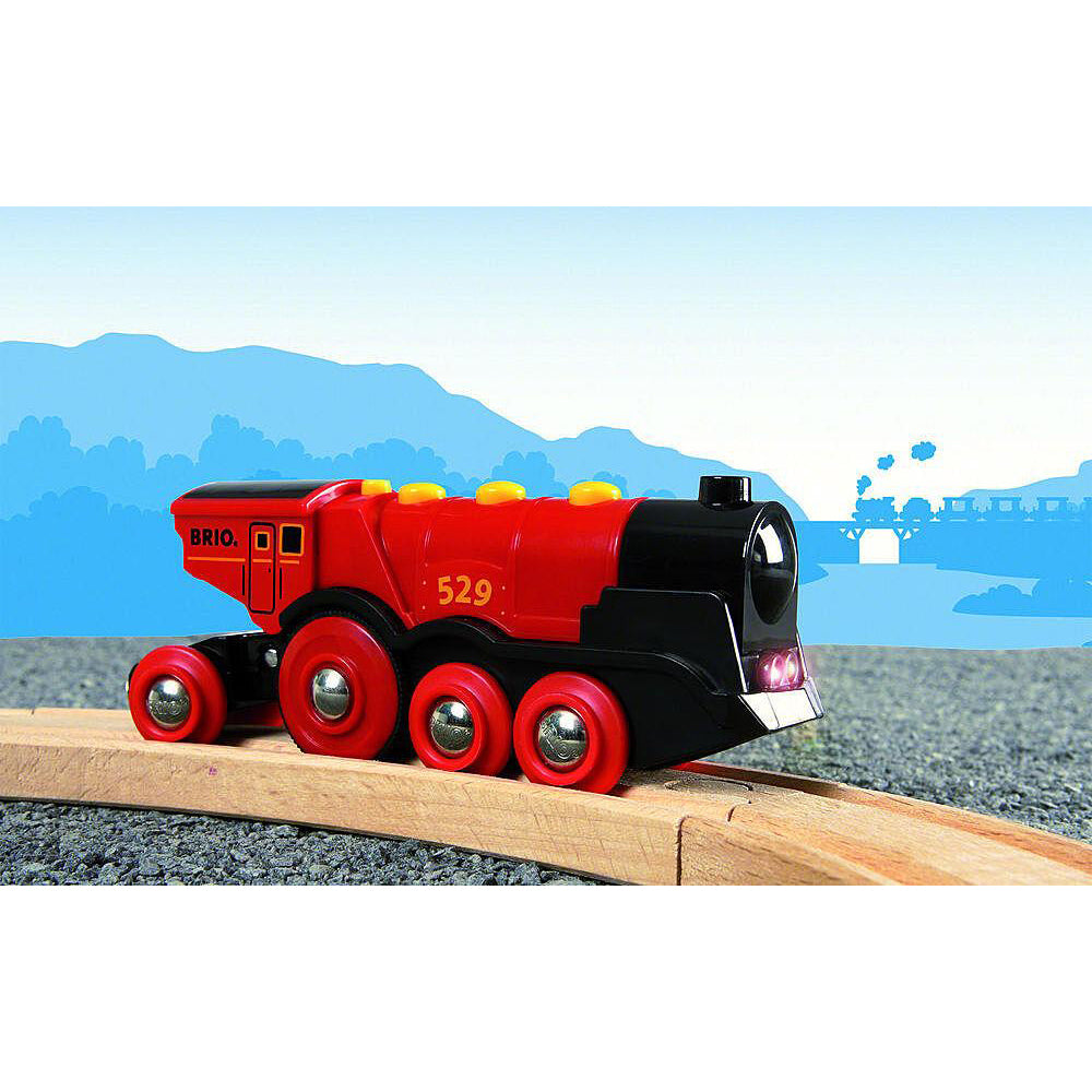 Brio Mighty Red Action Locomotive Childrens Play Toy 3y+