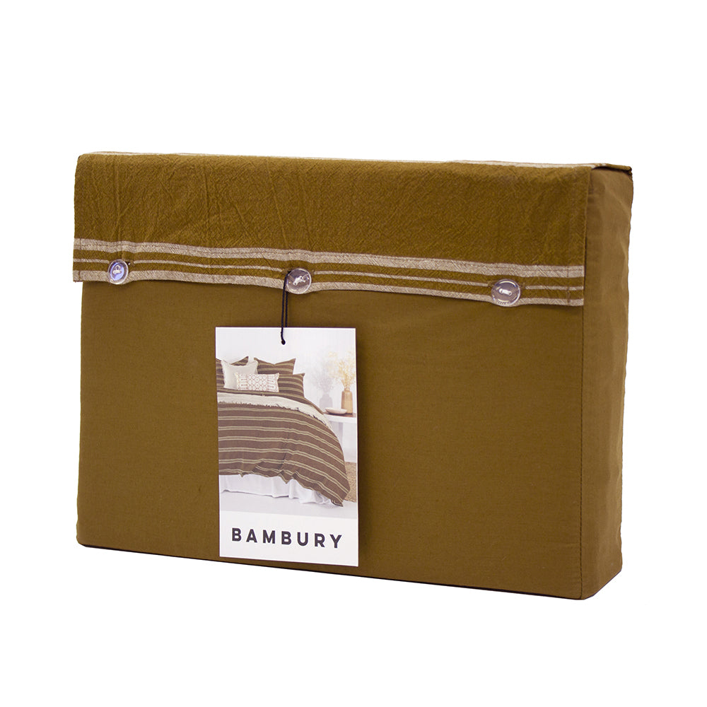 Bambury King Bed Quilt Cover Set Jasper Soft Touch Woven Home