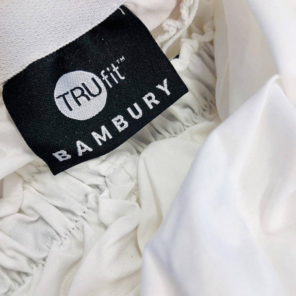 Bambury Size Single Bed Tru Fit Fitted Sheet Silver Home Bedding