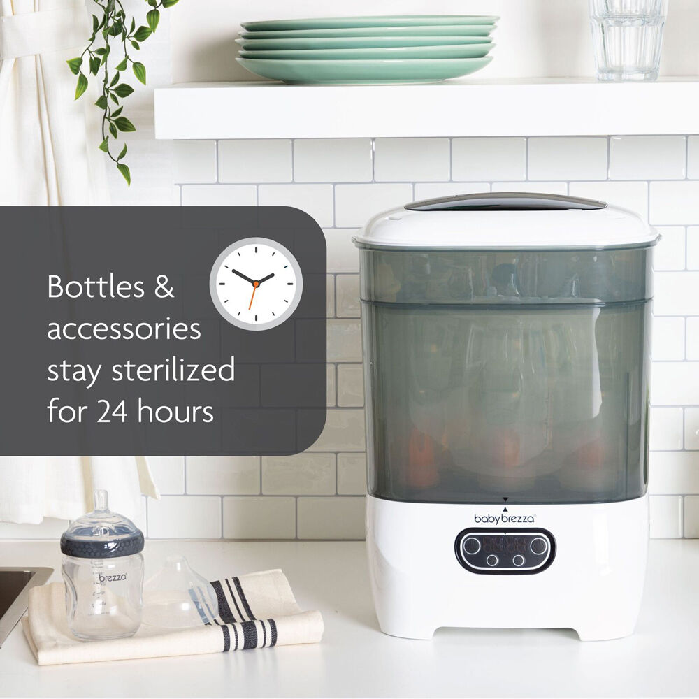 Baby Breeza One Step Bottle Steriliser and Dryer Advanced White/Black