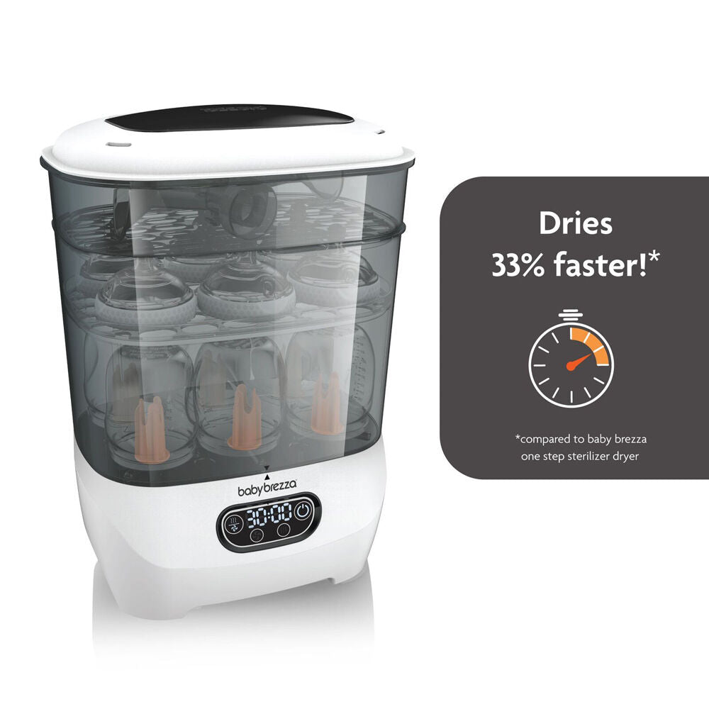 Baby Breeza One Step Bottle Steriliser and Dryer Advanced White/Black