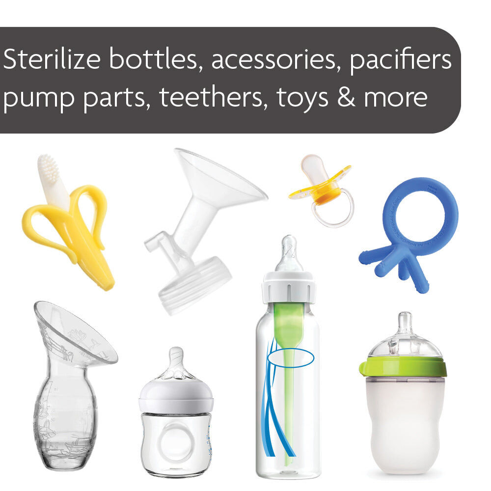 Baby Breeza One Step Bottle Steriliser and Dryer Advanced White/Black