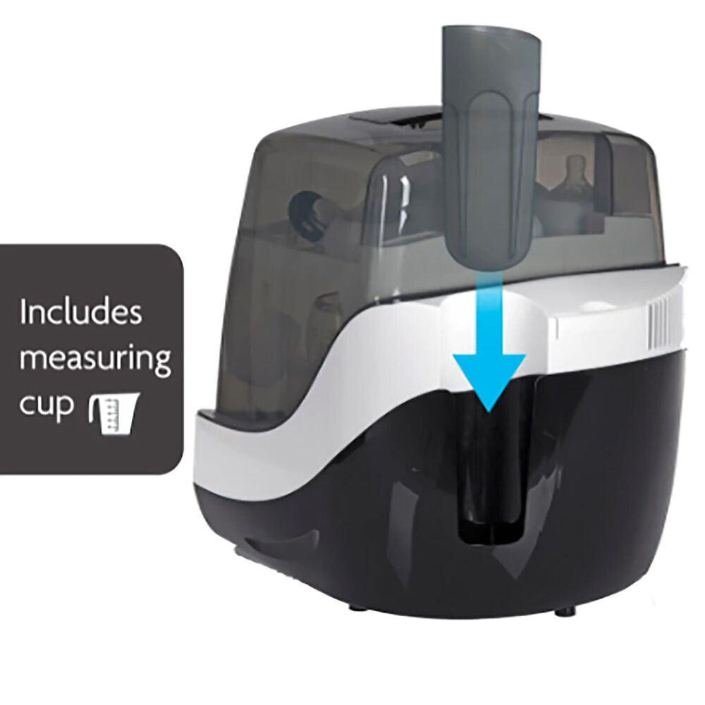 Baby Breeza Superfast Bottle Steriliser and Dryer Large White/Black