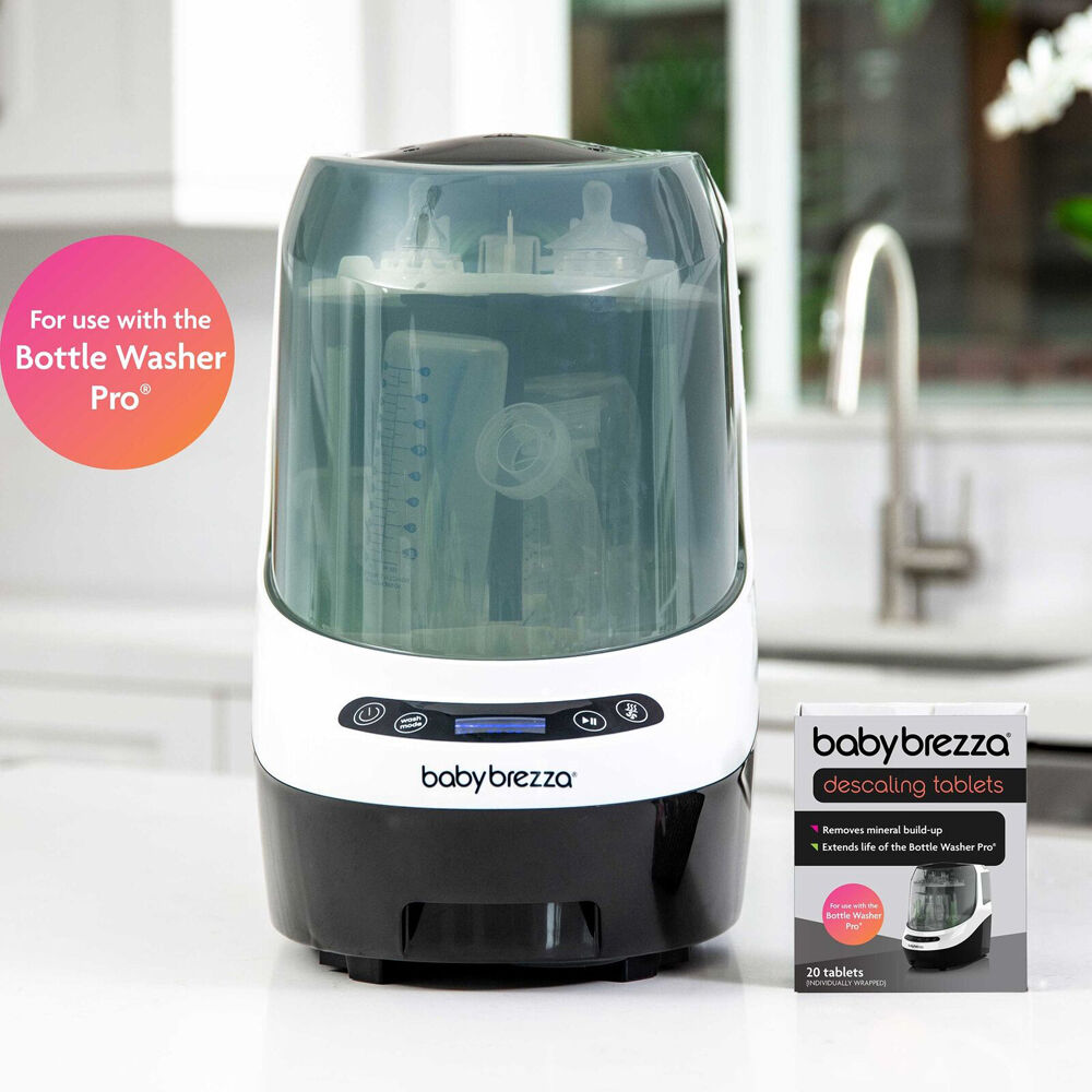 20pc Baby Breeza Bottle Washer Descaling Tablets Frangrance-Free