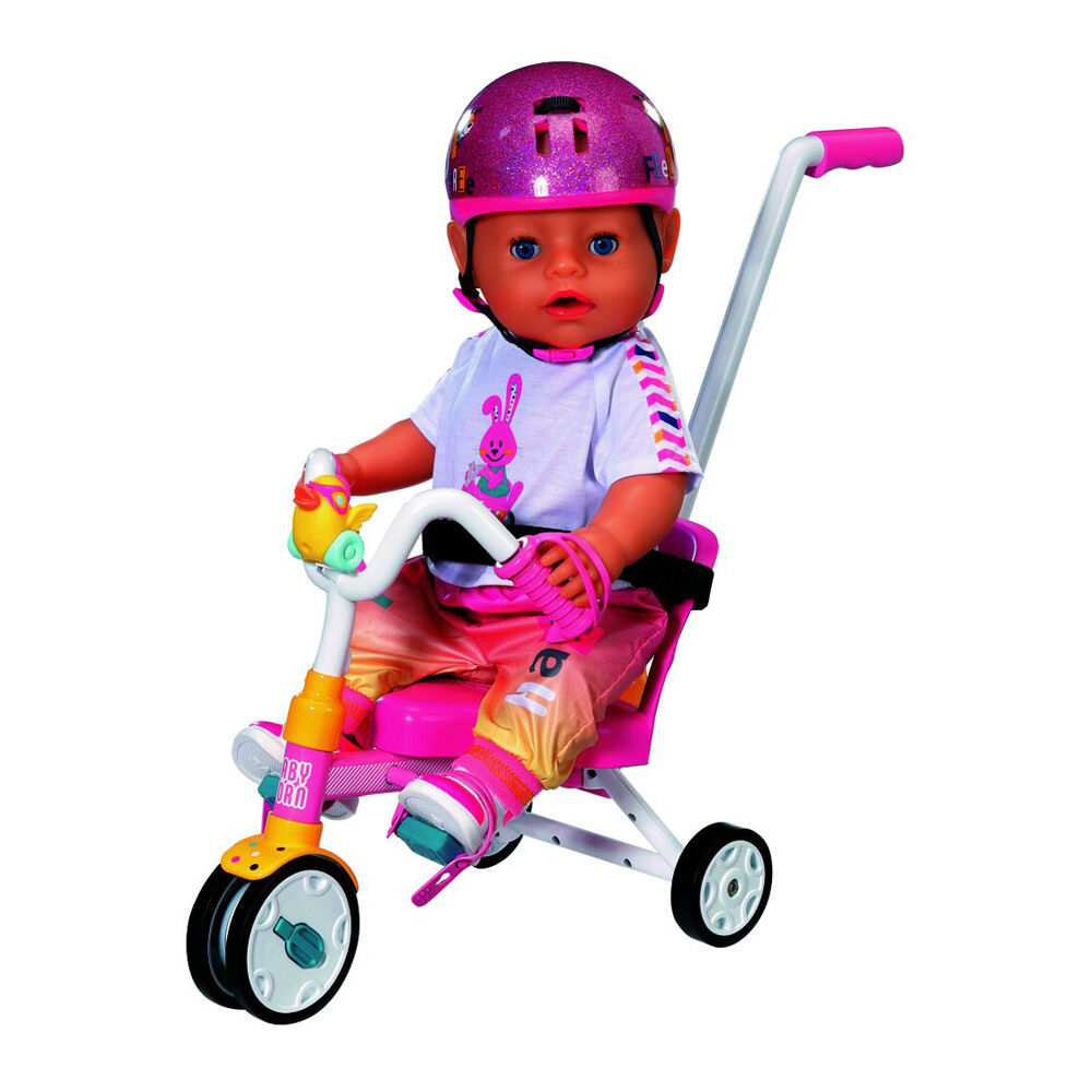 Baby Born Trike Ride on Interactive Accessory for 43cm Doll w/Horn 3y+