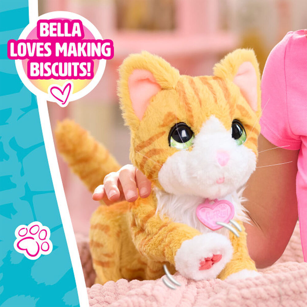 FurReal Interactive Cat Plush Toy Bella the Biscuit Making Kitty Kids 4y+