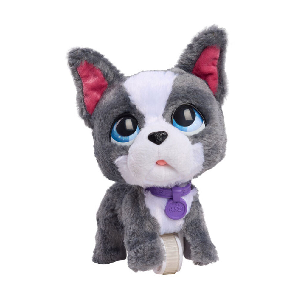 FurReal Walk-A-Lots Toy Interactive Walking Puppy French Bulldog Plush 4y+