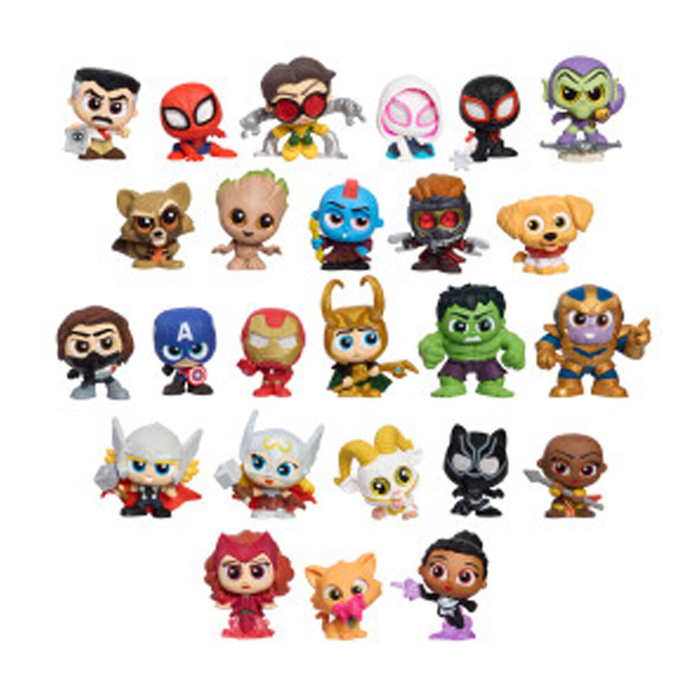 2x 4pc Doorables Marvel Collectable Figures Action Peek Surprise Capsules 5y+