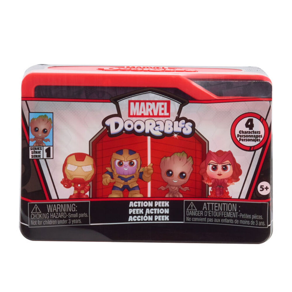 4x 4pc Doorables Marvel Collectable Figures Action Peek Surprise Capsules 5y+
