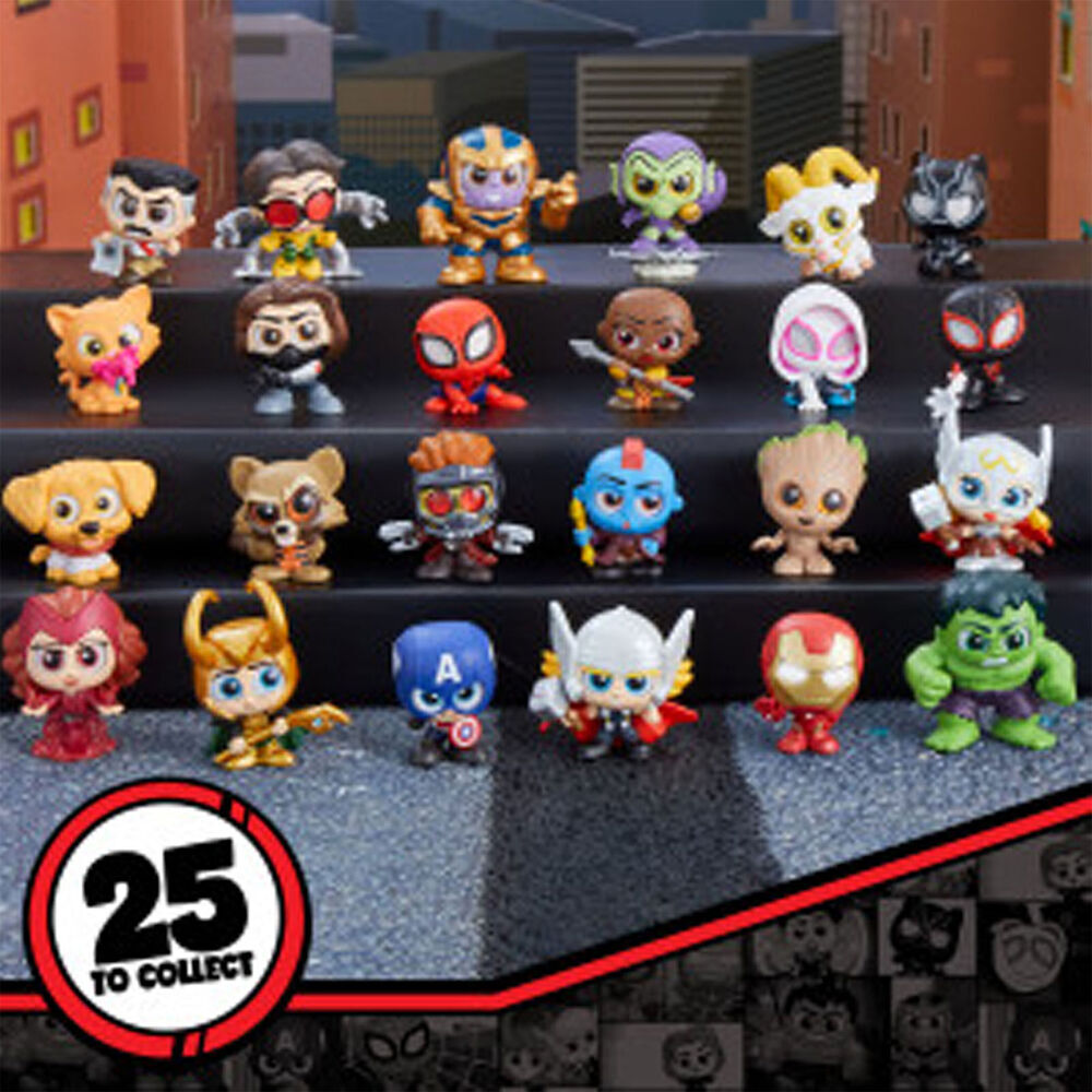 4x 4pc Doorables Marvel Collectable Figures Action Peek Surprise Capsules 5y+