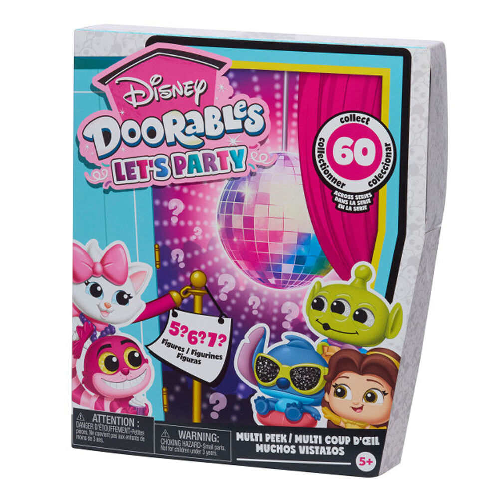Doorables Disney Multi Peek Blind Box Collectable Figures Pop Up Party Set 5y+
