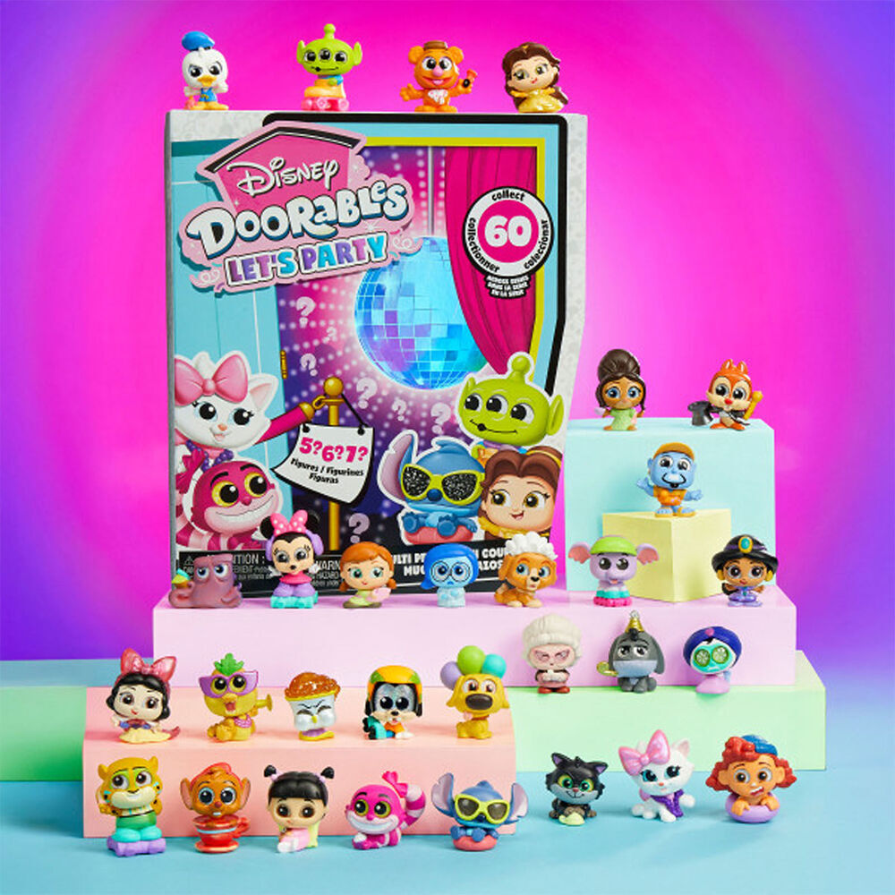 2PK Doorables Disney Multi Peek Blind Box Collectable Figures Pop Up Party Set 5y+