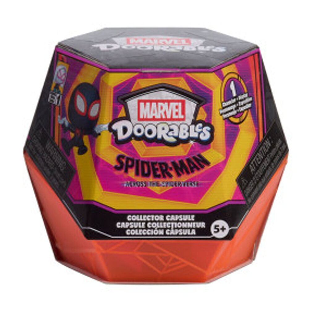 2PK Doorables Marvel Collectable Figures Spider-Verse Collector Capsule Display 5y+