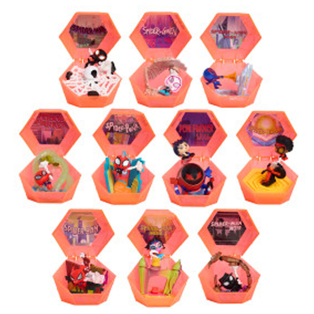 2PK Doorables Marvel Collectable Figures Spider-Verse Collector Capsule Display 5y+