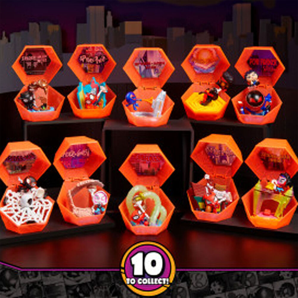 2PK Doorables Marvel Collectable Figures Spider-Verse Collector Capsule Display 5y+
