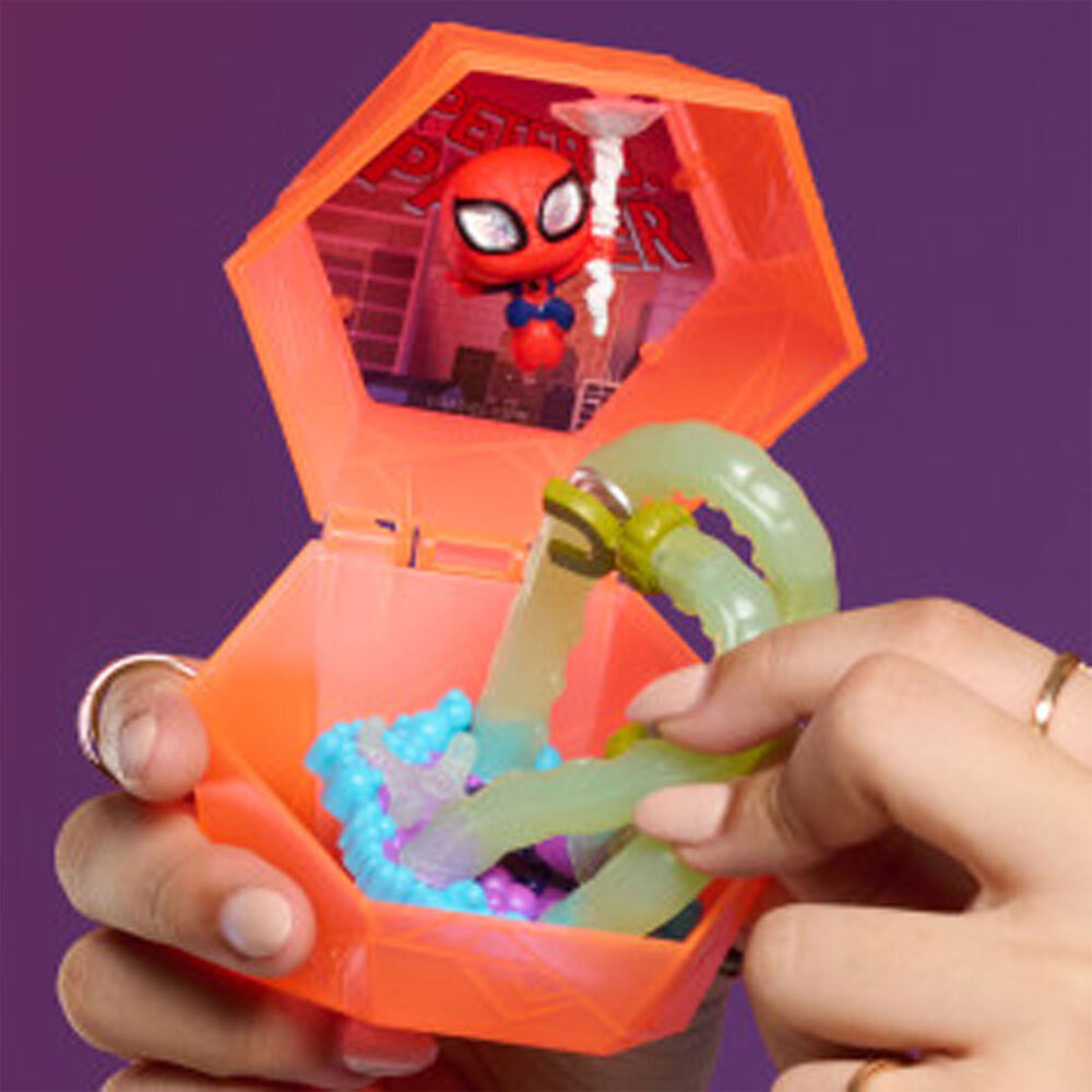 2PK Doorables Marvel Collectable Figures Spider-Verse Collector Capsule Display 5y+