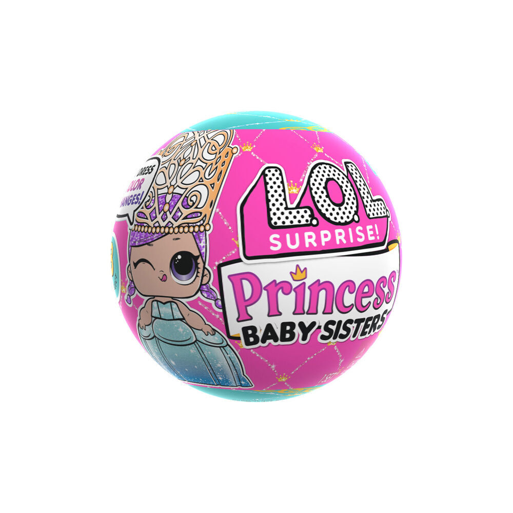 2PK L.O.L Surprise Princess Baby Sister Collectable Figurine/Toy 4y+ Assorted