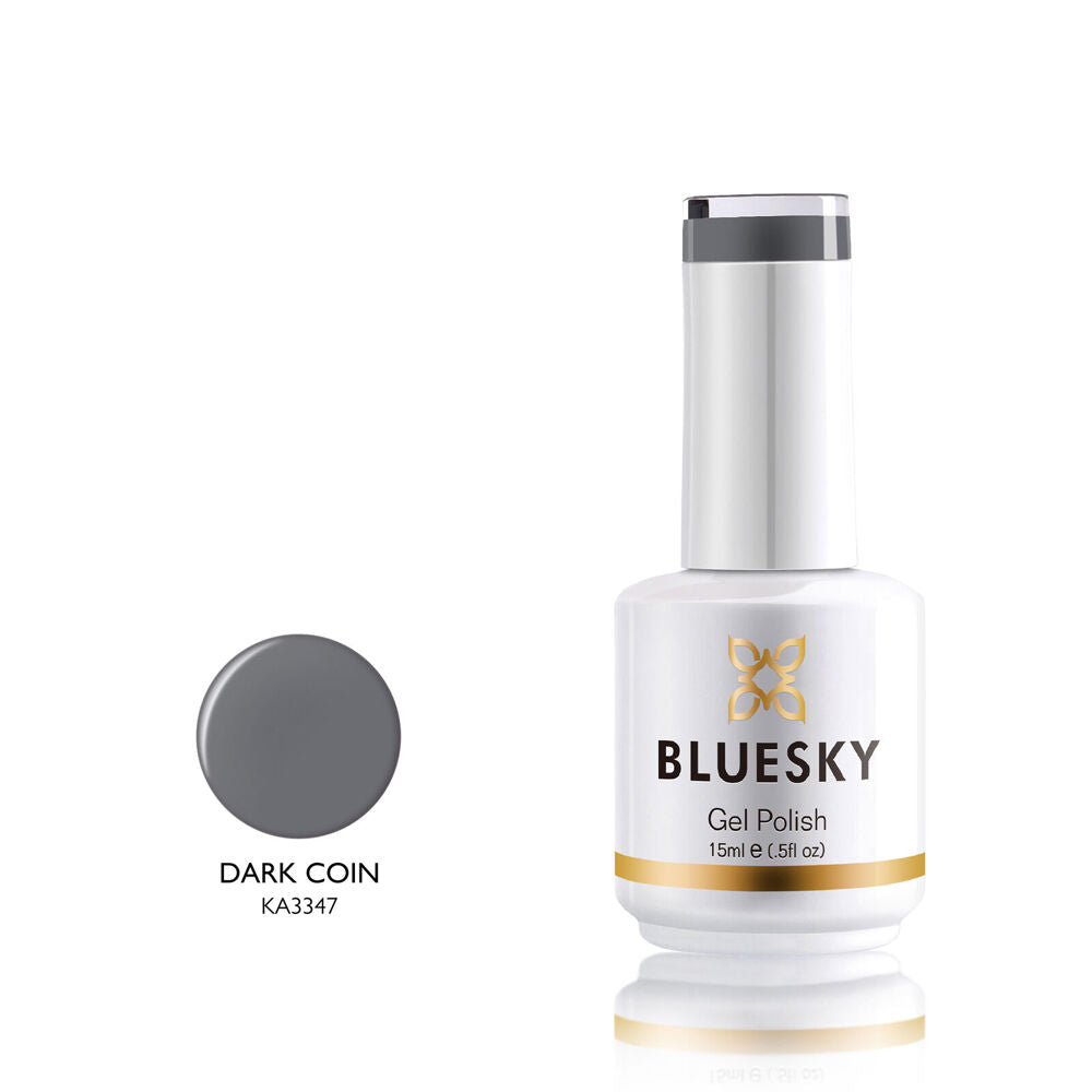 3PK Bluesky KA3347 Dark Coin Gel Nail Polish Manicure Colour UV LED Lacquer 15ml