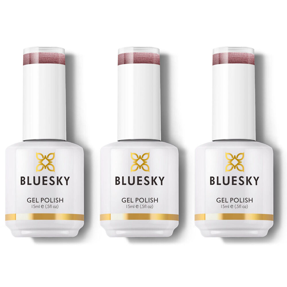 3PK Bluesky Fight At Play Nail Polish Manicure/Pedicure Colour UV LED Lacquer 15ml