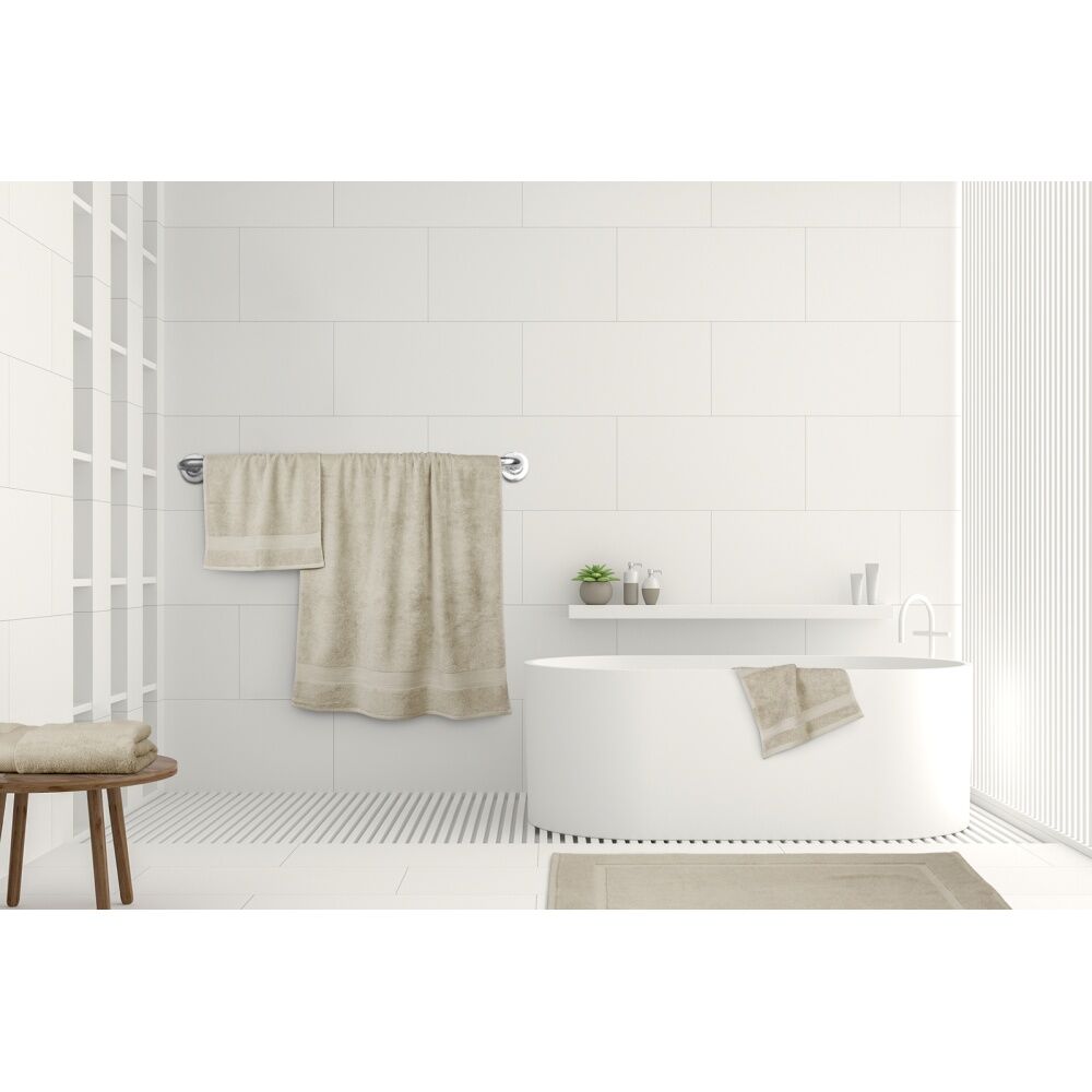 2x Ardor St Regis Collection 80x160cm Bath Towel Sheet Soft Cotton Stone