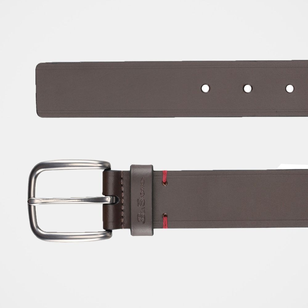 Ben Sherman Casual Leather Belt Men's Accessory LRG - Brown