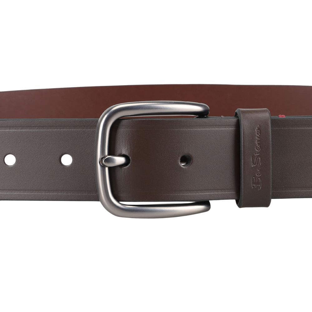 Ben Sherman Casual Leather Belt Men's Accessory LRG - Brown