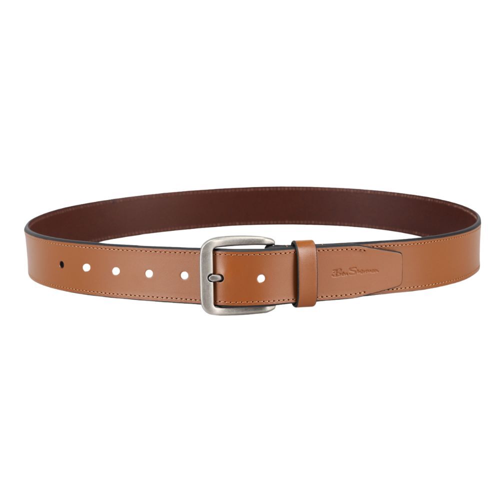 Ben Sherman Casual Leather Belt Men's Accessory LRG - Tan