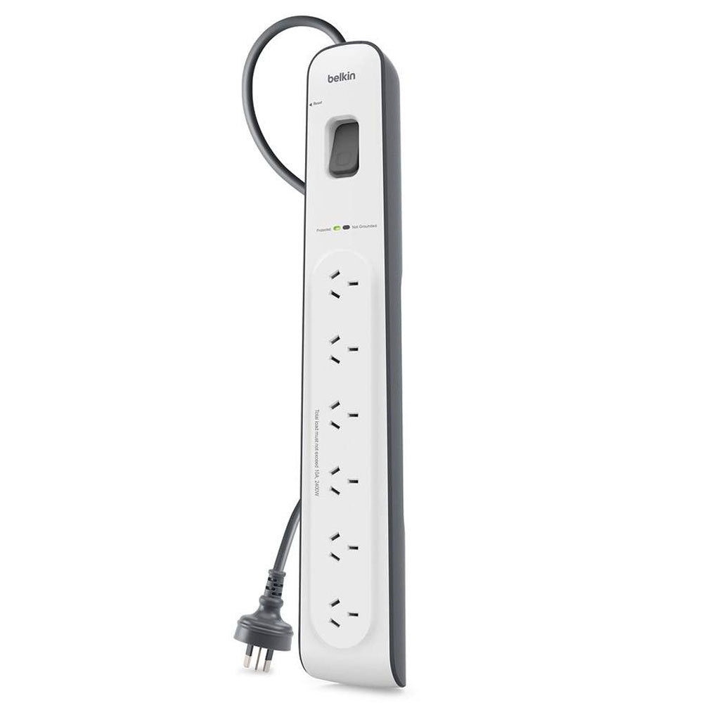 Belkin 6-outlet Surge Protection Strip w/ 2M Power Cord