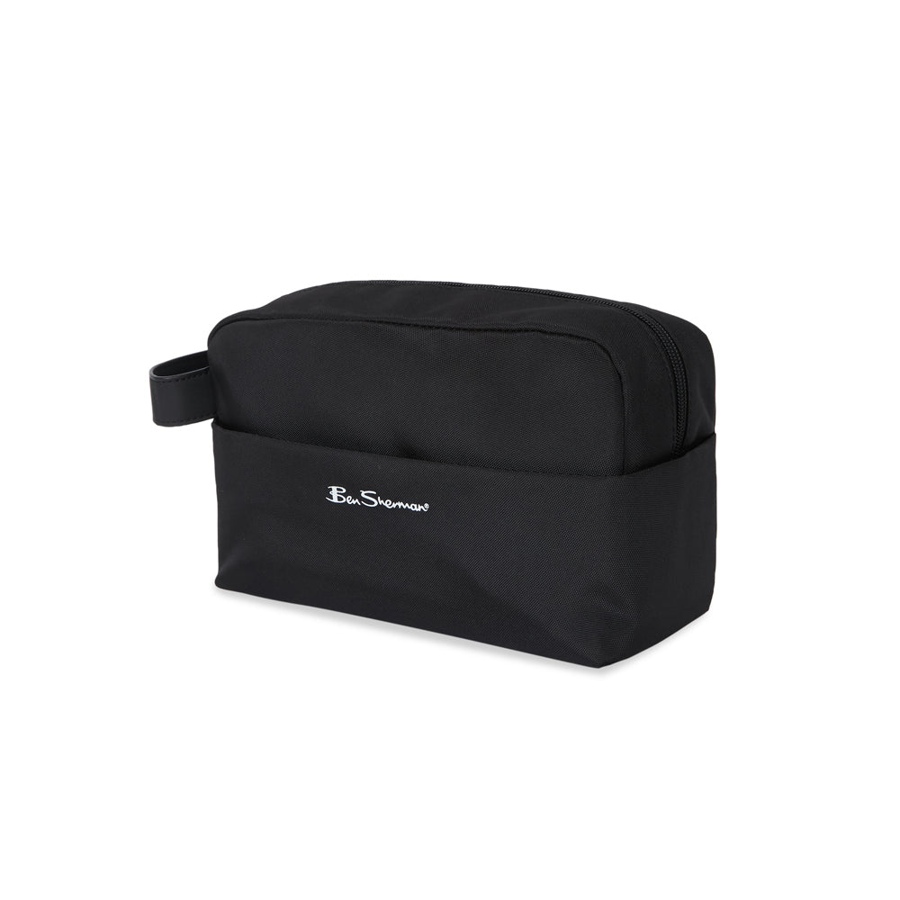 Ben Sherman Men's Wetpack Travel Bag Pouch 24cm Black