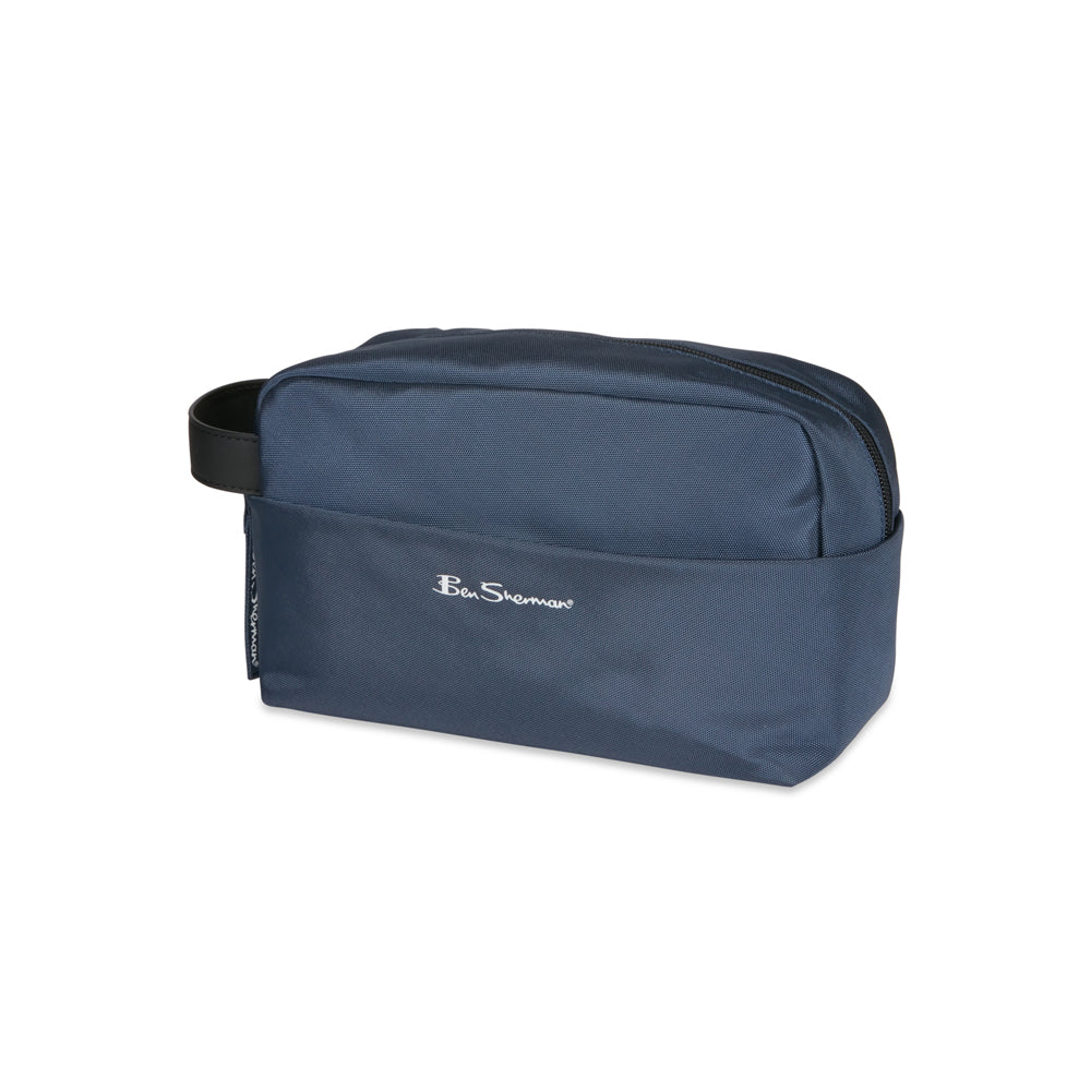 Ben Sherman Men's Wetpack Travel Bag Pouch 24cm Navy