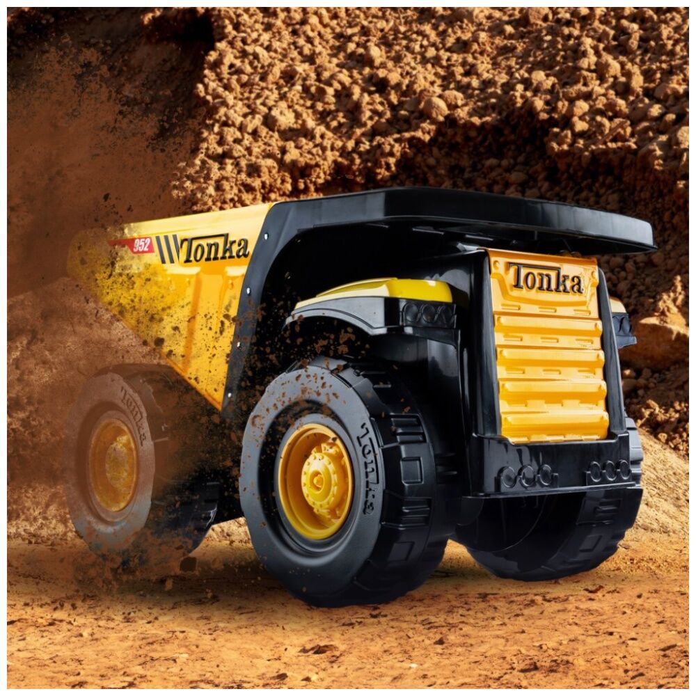 Tonka Steel Classic Toughest Mighty Dump Truck Kids Outdoor Toy 3y+ Yellow