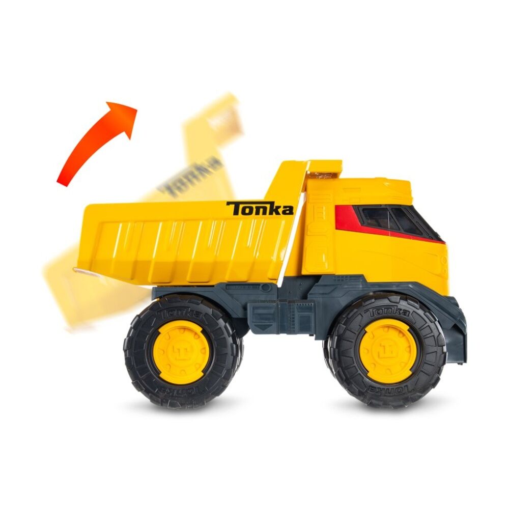 Tonka Futuristic Steel Mighty Dump Truck 1:16 Scale Kids Outdoor Toy 3y+ Yellow
