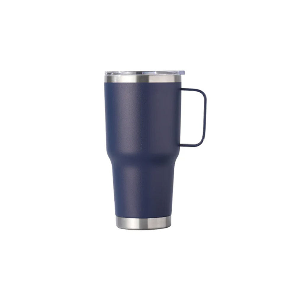 2PK Kuvings Stainless Steel 880mL/30oz Tumbler w/ Lid & Handle - Dark Blue