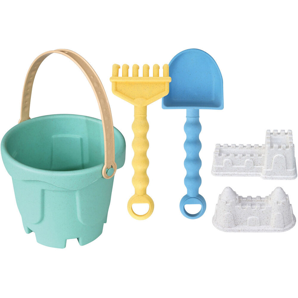 2PK Mirage Eco Ocean Beach Bucket Kids Outdoor Toy Set Multicoloured