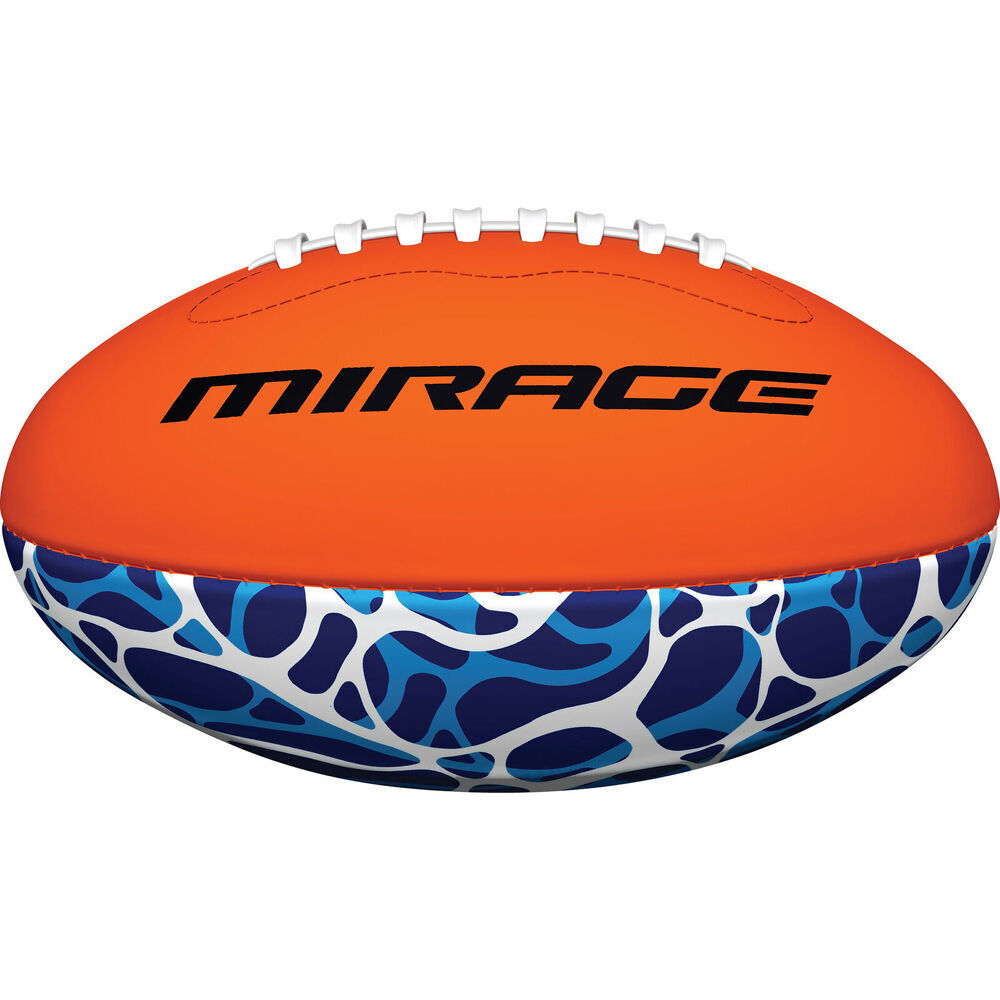 2PK Mirage Neoprene Footy Ball Kids Outdoor Water Toy Blue/Orange